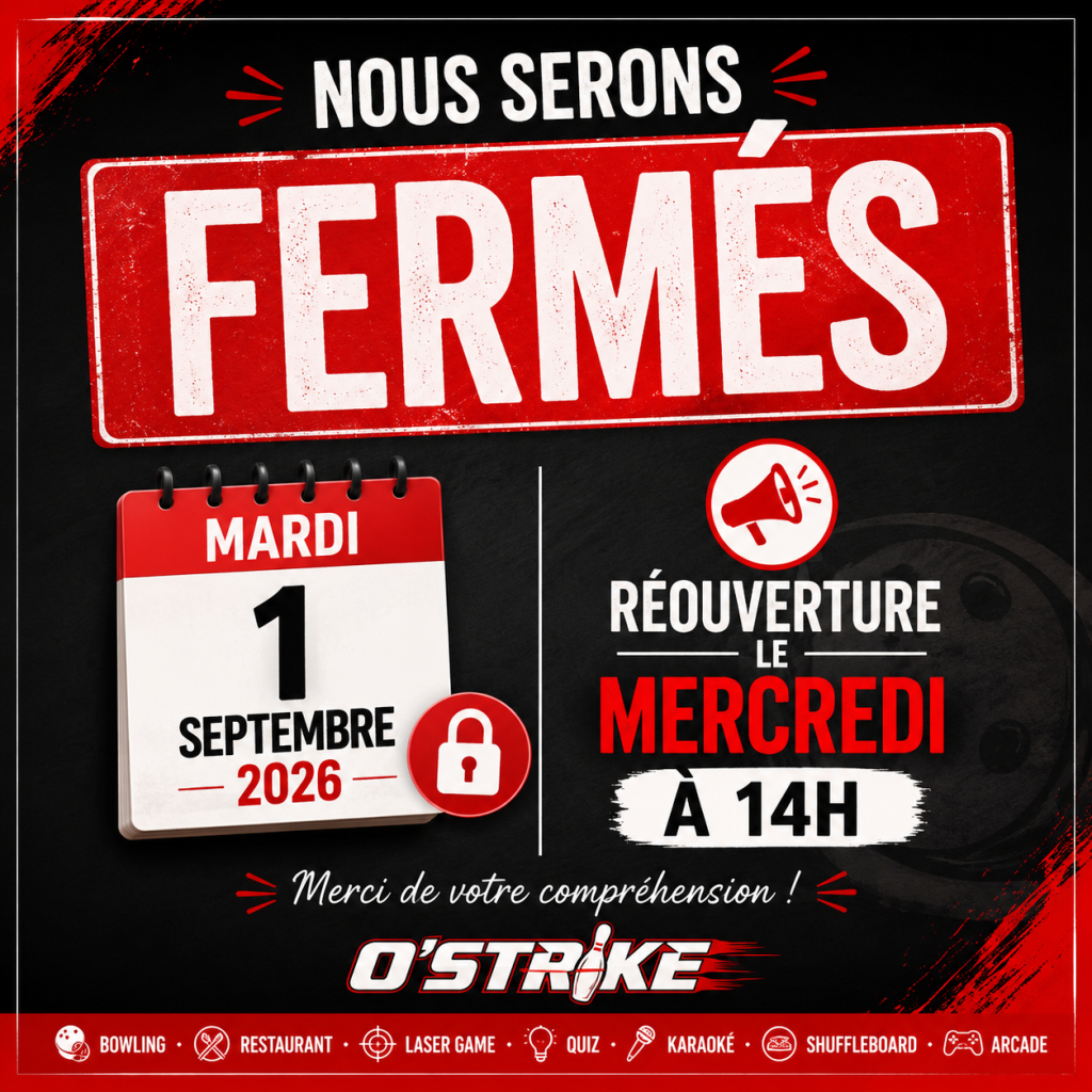 Informations - Bowling O'Strike Auxerre-Monéteau